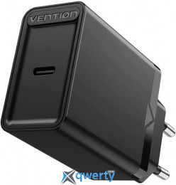 СЗУ USB-C Vention 20W QC4.0 Black (FADB0-EU)
