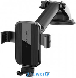 Vention Mount With Suction Cup Black Square Type (KCOB0)