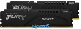 Kingston FURY Beast Black DDR5 64GB (2x32GB) 5600 МГц (KF556C36BBEK2-64)