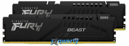 Kingston FURY Beast Black 64GB (2x32GB) DDR5 6000 МГц (KF560C36BBEK2-64)