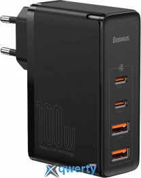 СЗУ Baseus GaN2 Pro 100W USB-Ax2+USB-Cx2 Black (CCGAN2P-L01)
