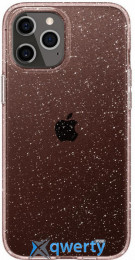  Spigen для Apple iPhone 12 / 12 Pro Liquid Crystal Glitter Rose Quartz (ACS01699)