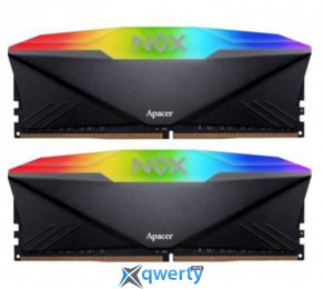 Apacer 32 GB (2х16GB) DDR4 3200 MHz NOX RGB Black (AH4U32G32C28YNBAA-2)