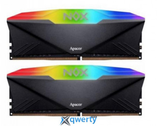 Apacer 32 GB (2х16GB) DDR4 3600 MHz NOX RGB Black (AH4U32G36C25YNBAA-2)
