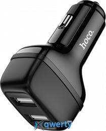 АЗУ Hoco Z36 Leader 2.4A USB-Ax2 Black (6931474727718)