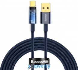 Baseus Explorer USB-A - USB-C 5A/100W 1m Blue (CATS000203)