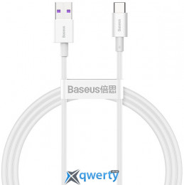 Baseus Superior USB-A - USB-C 5A/100W 1m White (CAYS001302)