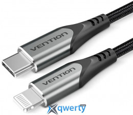 Vention USB-C - Lightning PD 18W/3A 1m Grey (TACHF)