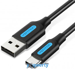 Vention USB-A - USB-C 3A 1.5m Black (COKBG)
