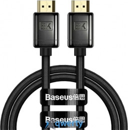 Baseus High Definition (Zinc alloy) HDMI - HDMI V 2.1 (M/M) 1m Black (WKGQ000001)
