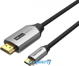 Vention USB-C - HDMI V 2.0 (M/M) 1m Grey (CRBBF)