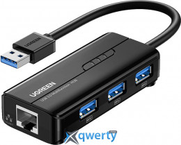 Ugreen USB-A→USB-Ax3/RJ45 (20265)