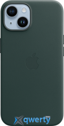 Apple iPhone 14 Leather Case with MagSafe Forest Green (MPP53)