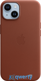 Apple iPhone 14 Leather Case with MagSafe Umber (MPP73)