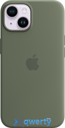 Apple iPhone 14 Silicone Case with MagSafe Olive, Model A2910 (MQU83ZE/A)