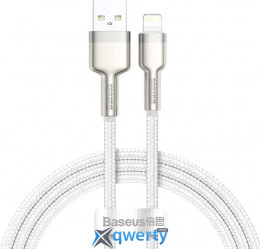 Baseus Cafule Metal USB-A-Lightning 2.4A 1m White (CALJK-A02)