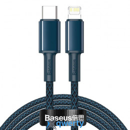 Baseus High Density Braided USB-C-Lightning 20W 1m Blue (CATLGD-03)
