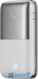Baseus Bipow Pro Digital Display 20000mAh USB-Ax2 + USB-C 22.5W White (PPBD030002)