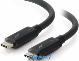 C2G G2 USB-C-USB-C Thunderbolt 3 20Gbps 0.5m Black (CG88837)