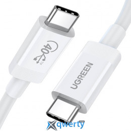 USB-C - USB-C 5A/100W 0.8m Ugreen US506 White (40113)