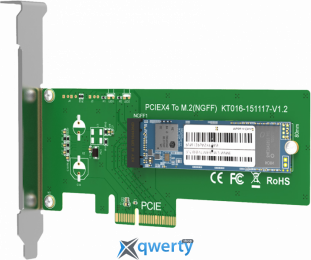 Адаптер Maiwo KT016 M.2 NVMe to PCIe x4