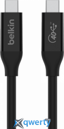 Belkin Connect USB-C-USB-C Thunderbolt 4 0.8m 100W Black (INZ001bt0.8MBK)