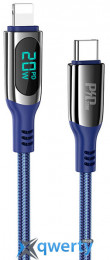 Hoco S51 USB-C-Lightning 20W 1.2m Blue (6931474749208)