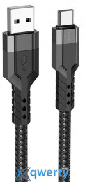 Hoco U110 USB-A-USB-C 2.4A 1.2m Black (6931474770608)