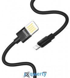 Hoco U55 USB-A-Lightning 2.4A 1.2m Black (6957531096269)