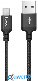 Hoco X14 USB-A-microUSB 2A 1m Black (6957531062844)
