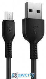 Hoco X20 USB-A-microUSB 2.4A 1m Black (6957531068822)