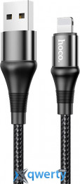 Hoco X50 Exquisito USB-A-Lightning 2.4A 1m Black (6931474734198)