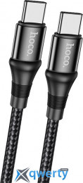 Hoco X50 Exquisito USB-C-USB-C 100W 1m Black (6931474734259)