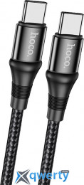 Hoco X50 Exquisito USB-C-USB-C 100W 2m Black (6931474734402)