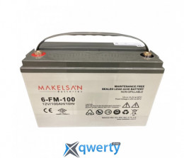 MAKELSAN 6-FM-100, Gray Case, 12V 100.0Ah ( 329 x 172 x 218 ) Q1