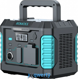 Romoss RS500. Ёмкость 400Вт⋅ч. Мощность 500Вт. (всплеск до 1000) (RS500-2B2-G153H) UA