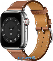Ремешок WIWU Attelage Genuine Leather watch band 49/45/44/42 mm Brown