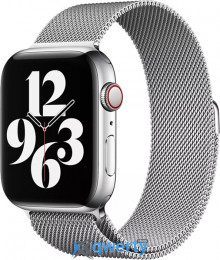Ремешок WIWU Minalo Stainless Steel watch band 41/40/38 mm (235mm) Silver