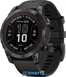 Garmin Fenix 7 Pro Sapphire Solar Carbon G. DLC Tit. with Black Band (010-02777-10/11) EU