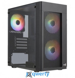 Aerocool Hexform FRGB Tempered Glass без БП Black (ACCS-PV38033.11)