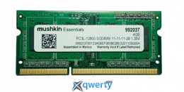 MUSHKIN Essentials SO-DIMM DDR3L 1600MHz 4GB (992037)