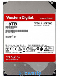 WD Red Pro 18TB SATA/512MB (WD181KFGX)