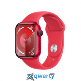 pple Watch Series 9 GPS Cellular 41mm PRODUCT RED Aluminum Case with PRODUCT RED Sport Band - M/L (MRY83)