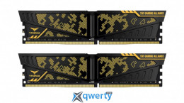 TEAM T-Force Vulcan TUF Gaming Alliance Yellow DDR4 3200MHz 16GB Kit 2x8GB (TLTYD416G3200HC16CDC01)