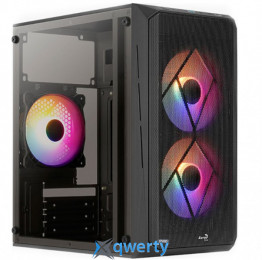 AEROCOOL CS-107 FRGB Black 500W (ACCX-PC14000.11)