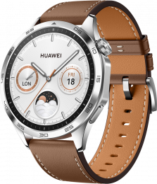 Huawei Watch GT 4 46mm Classic Brown Leather (55020BGW)
