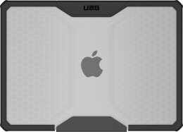 UAG [U] Plyo для Apple MacBook Air 13 2022 Ice/Black (134007114340)