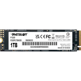 PATRIOT P320 1TB M.2 NVMe (P320P1TBM28)