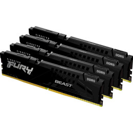 KINGSTON FURY Beast Black DDR5 5600MHz 128GB Kit 4x32GB (KF556C40BBK4-128)