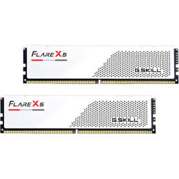 G.SKILL Flare X5 Matte White DDR5 6400MHz 32GB Kit 2x16GB (F5-6400J3240G16GX2-FX5W)